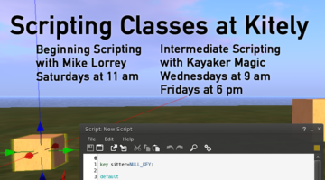 Beginning and Intermediate Scripting Classes at Kitely